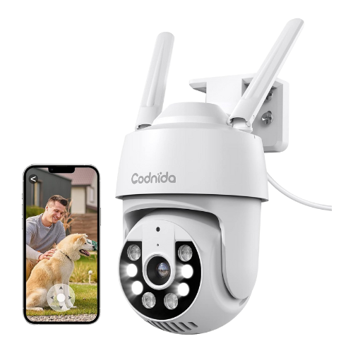 Codnida Caméra surveillance Wifi 2K
