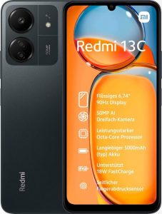 Xiaomi Redmi 13C 8GB RAM 256GO Noir minuit